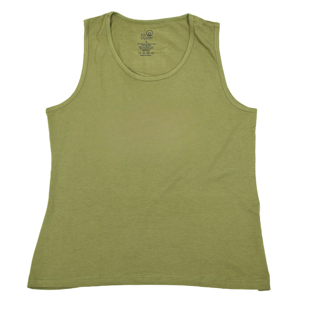 Green Tank Top - Solid