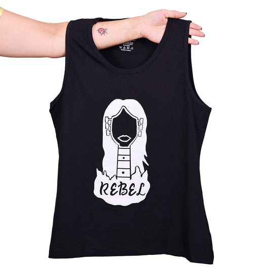 Black Tank Top - Rebel