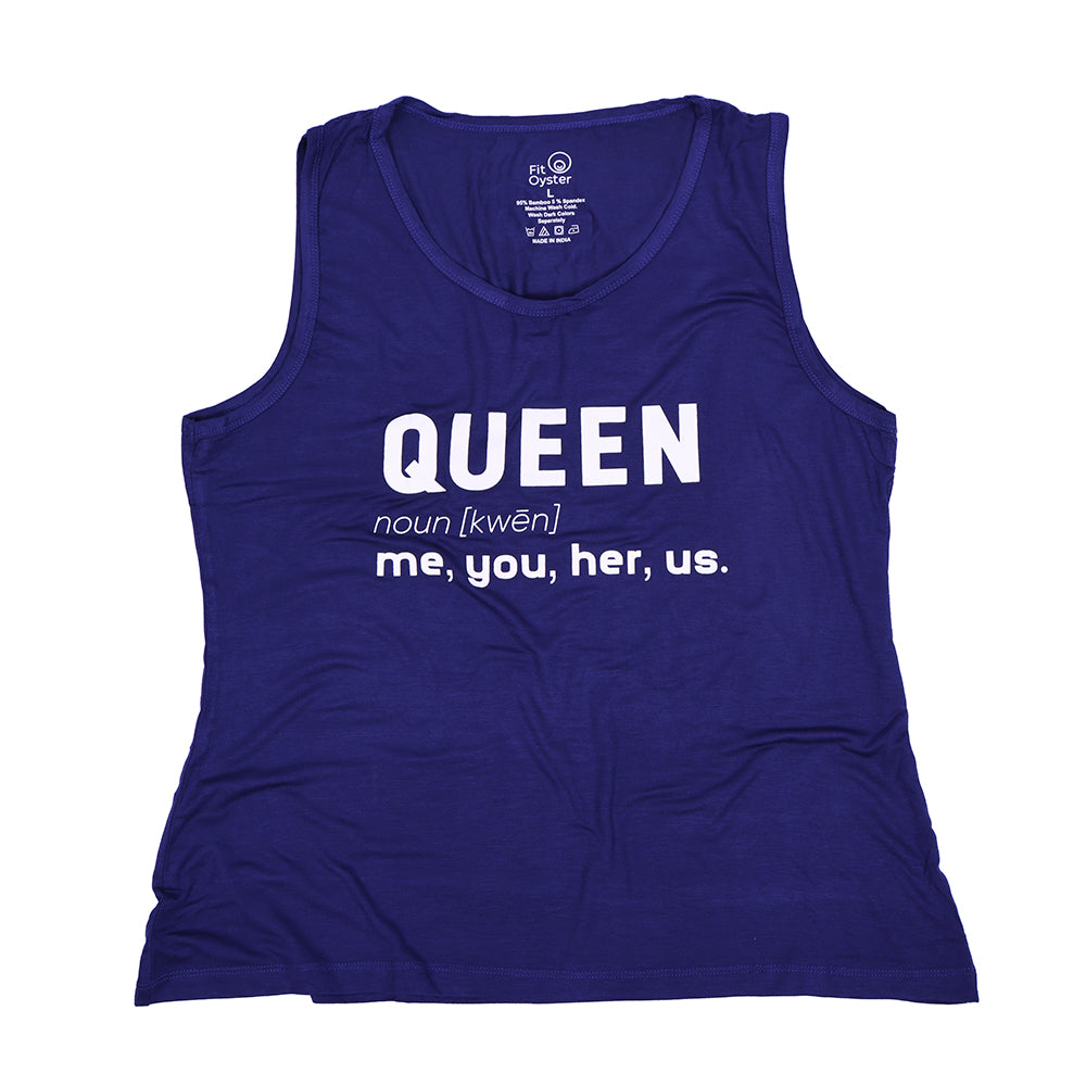 Blue Tank Top - Queen