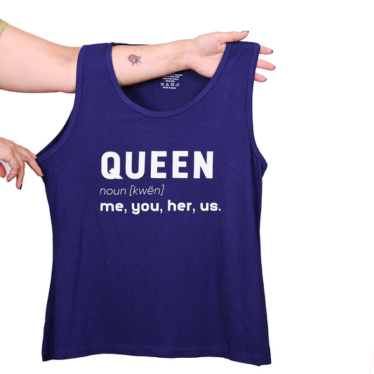 Blue Tank Top - Queen