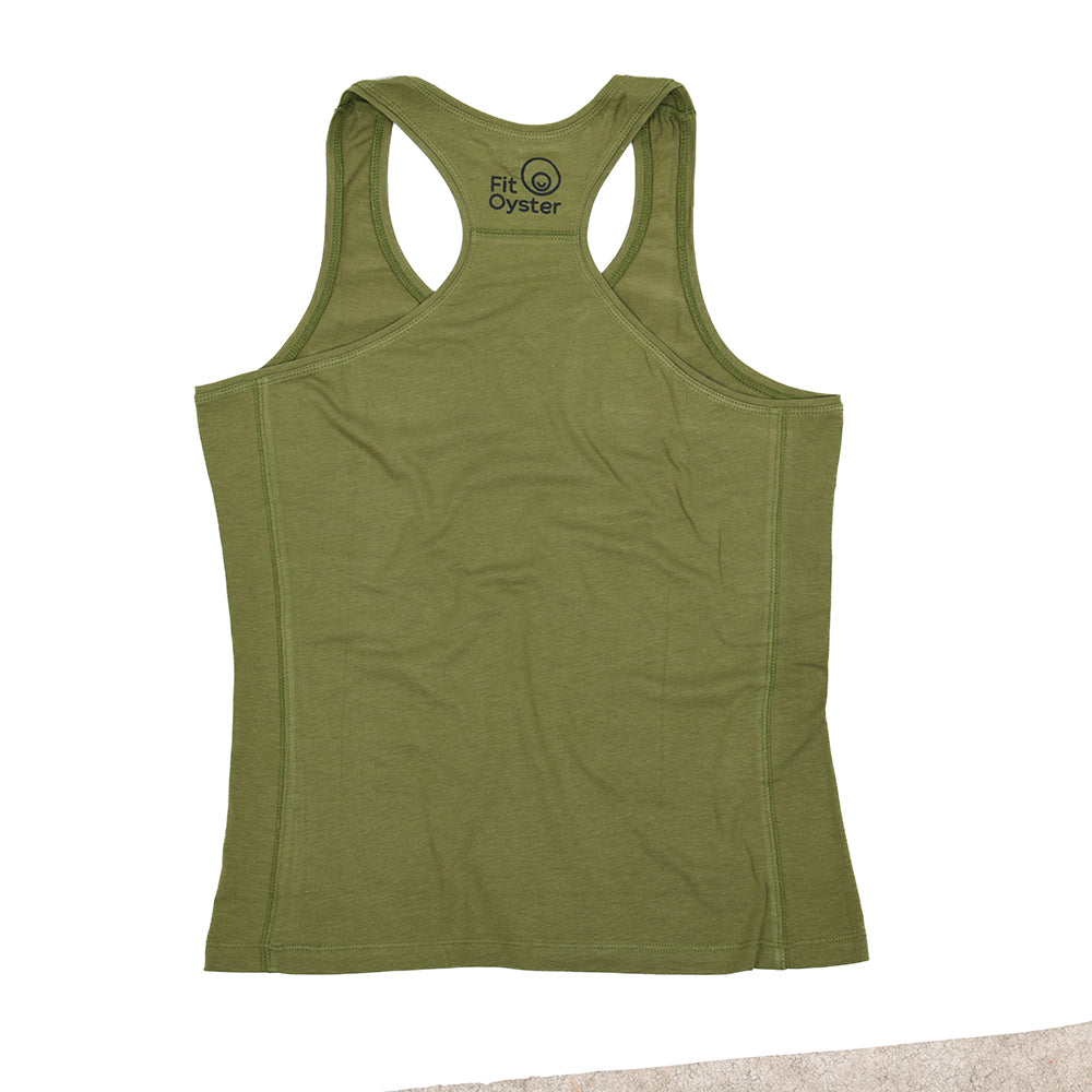 Green Racerback Top - Bolt