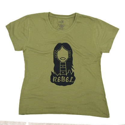 Green Crew Top- Rebel