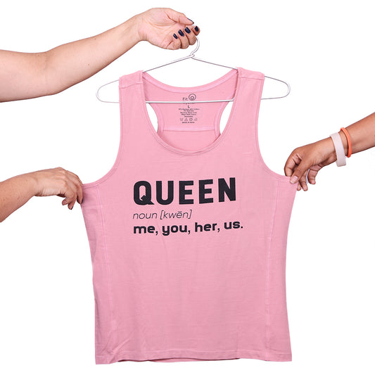 Pink Racerback Top - Queen