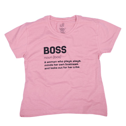 Pink Crew Top - Boss