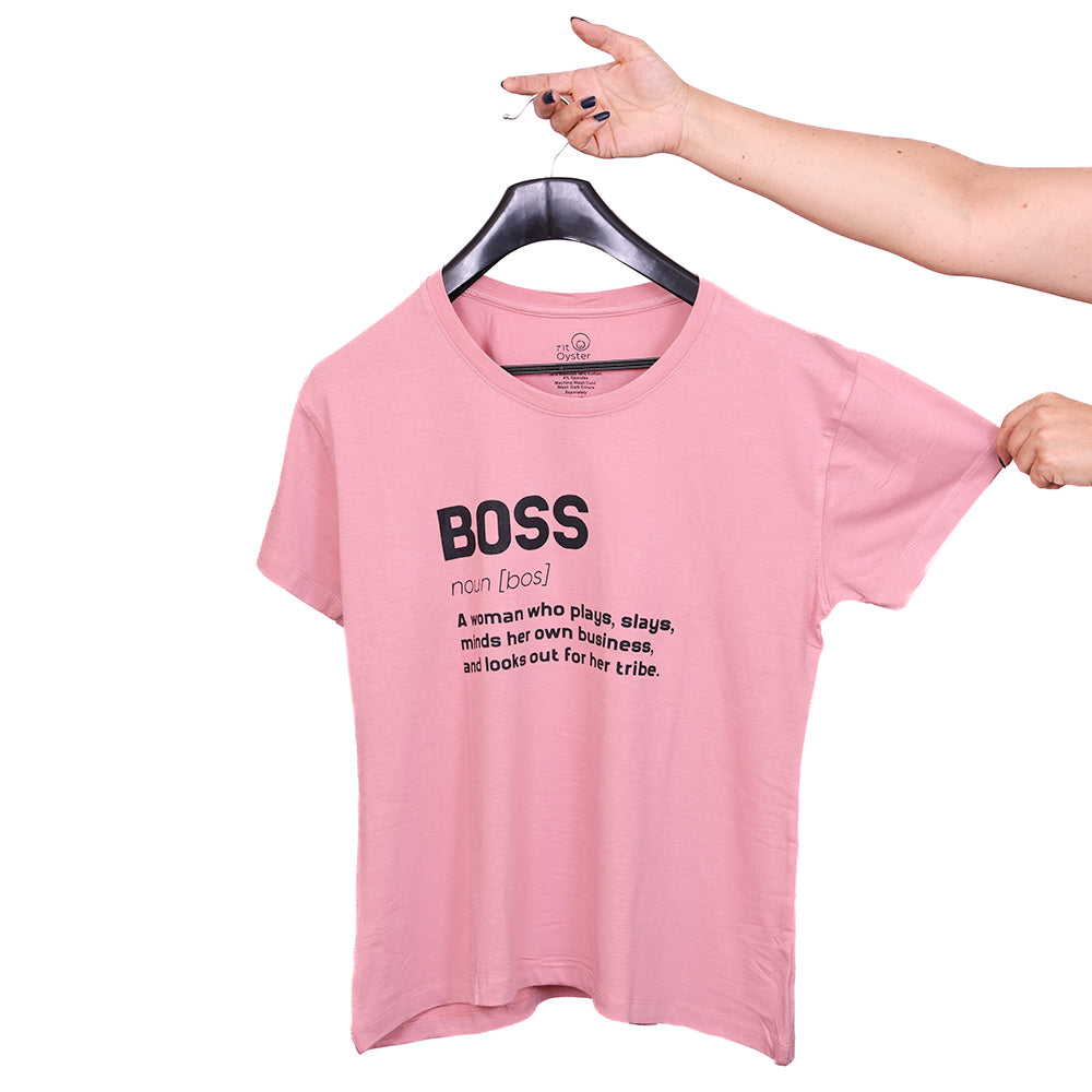 Pink Crew Top - Boss