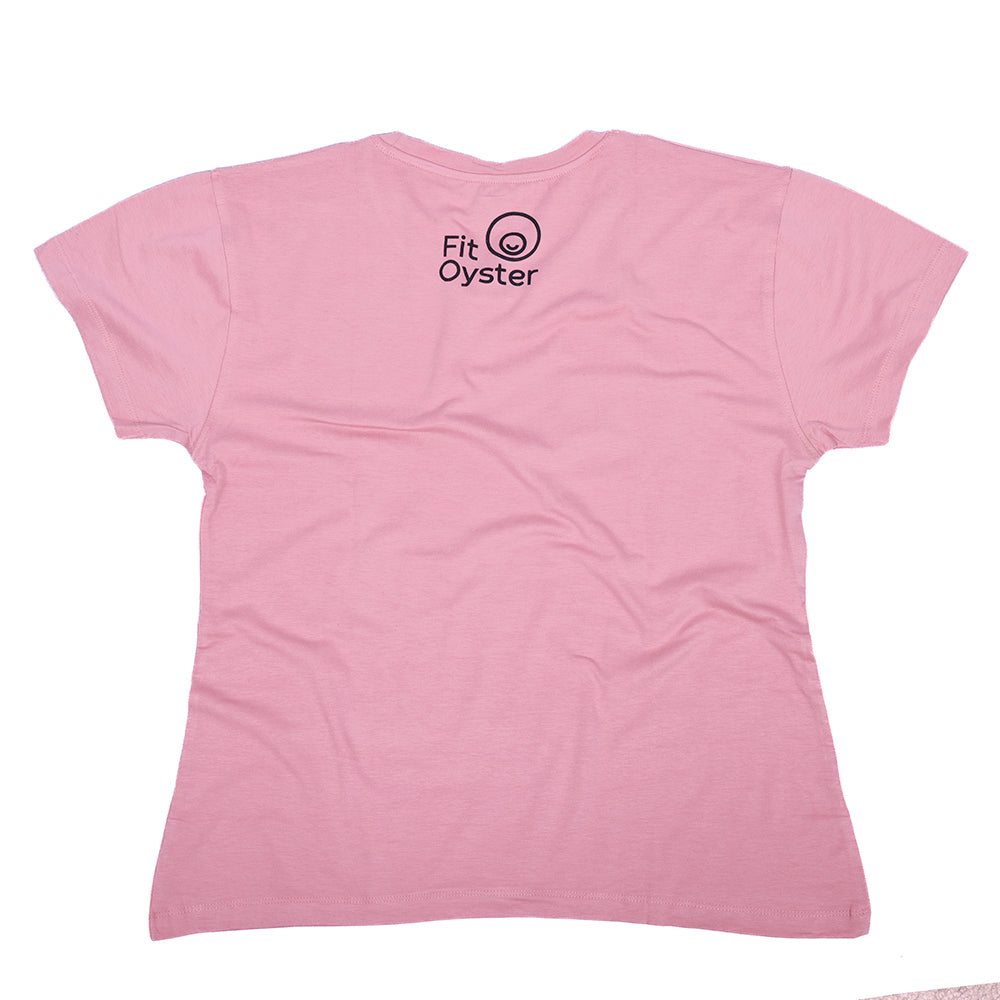 Pink Crew Top - Plain Solid