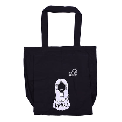 Tote Bag for workout essesntials - BLACK