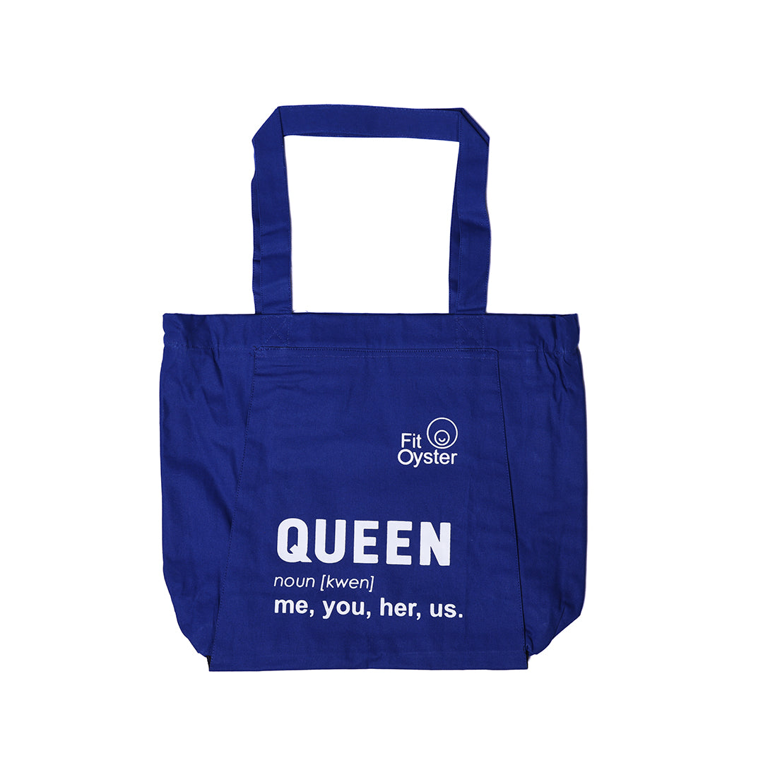 Tote Bag for workout essentials - BLUE - QUEEN