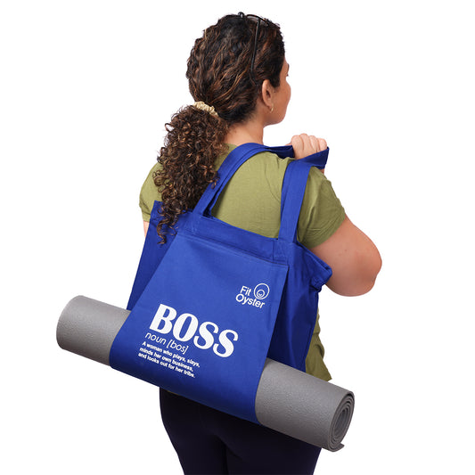 Tote Bag for workout essentials - BLUE - BOSS