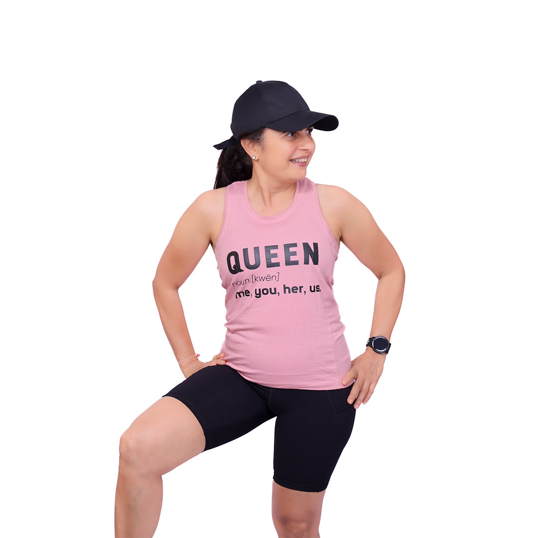 Pink Racerback Top - Queen