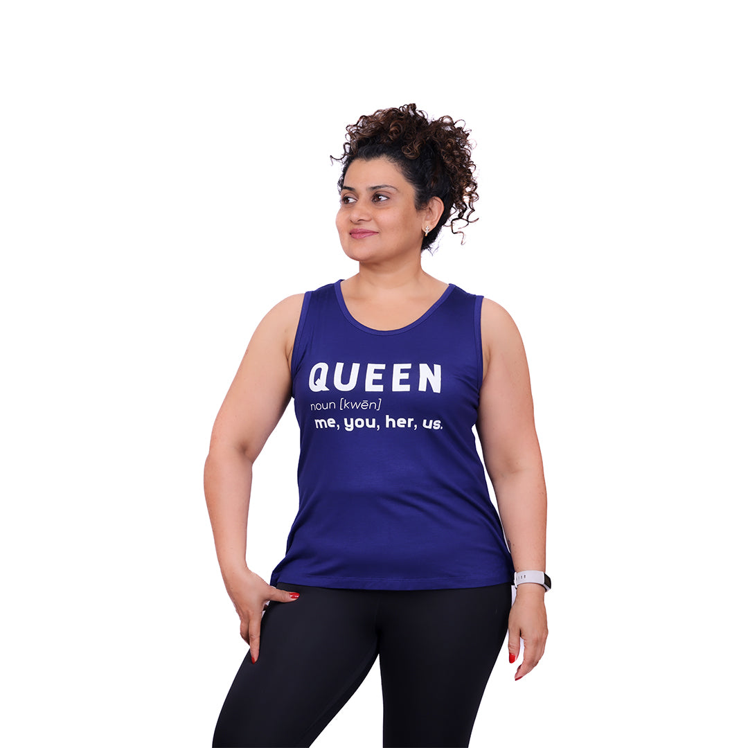 Blue Tank Top - Queen