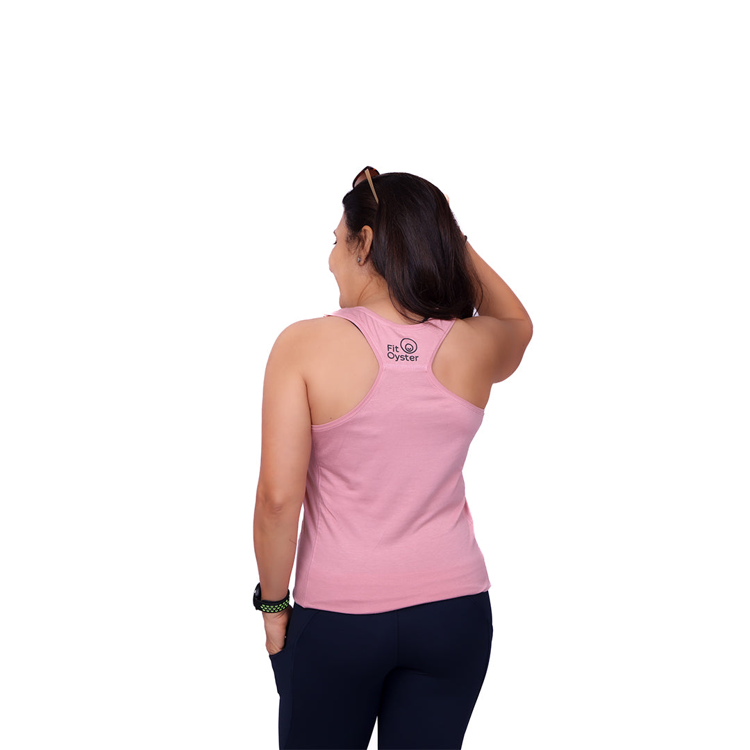 Pink Racerback Top - Plain Solid