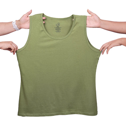 Green Tank Top - Solid