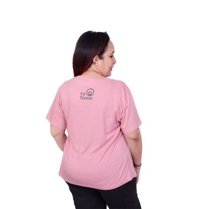 Pink Crew Top - Plain Solid